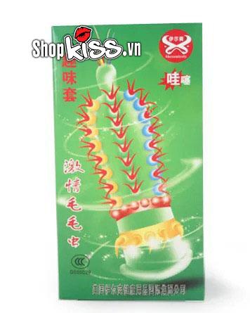 Bao cao su siêu gân gai Super Gold Nhật GOLD1 kích thích điểm G cực sướng