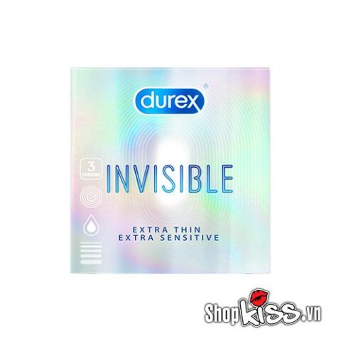Bao cao su siêu mỏng Durex Invisible Hộp 3 cái bán tại tphcm