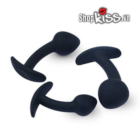 Bộ 3 phích cắm hậu môn hình đầu nấm chính hãng