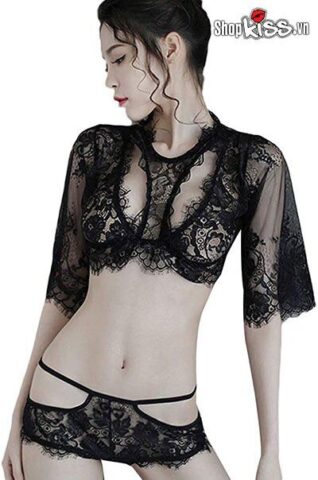 Bộ đồ ngủ ren xuyên thấu quyến rũ đê mê TT09 mua ở đâu
