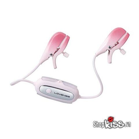 Bộ kẹp núm vú có rung điều khiển app Lovense Gemini giá rẻ