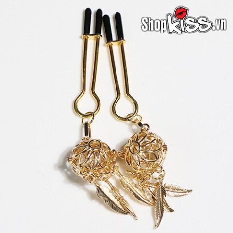 Bộ kẹp vú đính chuông phát sáng đẹp lung linh BZ08K giá rẻ