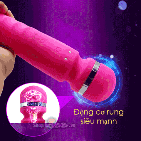 Chày rung cao cấp Nalone Yoni đầu rung đuôi ngoáy AV09C tại hà nội