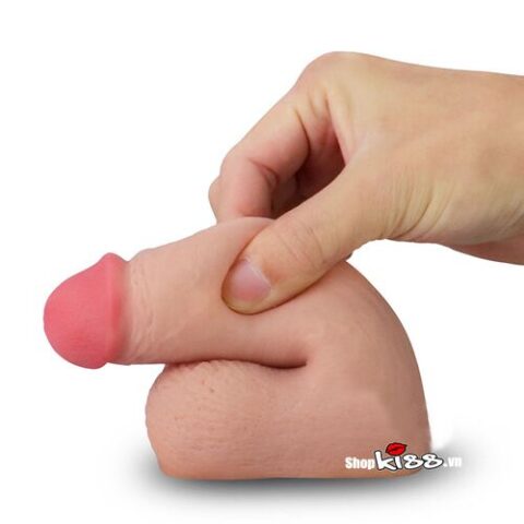 Dương vật giả silicone mềm Lovetoy DV69 sờ vào cảm giác rất mềm mại cứ tưởng như đang chạm vào cậu nhỏ của người thật