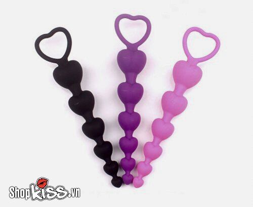 Dụng cụ kích thích hậu môn chuỗi hạt trái tim HM29A giá rẻ