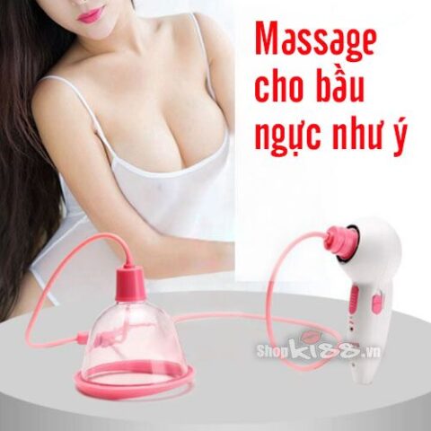 Dụng cụ mát xa nâng ngực hút chân không cầm tay DC67U tại tphcm