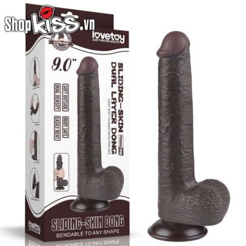 Dương vật giả 2 lớp như thật Lovetoy Sliding Skin Dong chính hãng