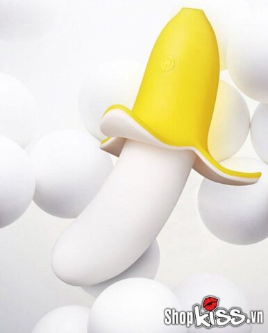 Dương vật giả có rung ngụy trang quả chuối Mini Banana thiết kế đẹp