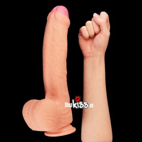 Dương vật khủng gắn tường DV58L Nature Cock của hãng Lovetoy có chiều dài vô lên đến 11 ich (28 cm)