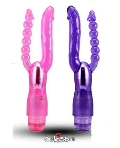 Dương vật rung 2 nhánh Double Pleasure giá rẻ cho nữ cho gay