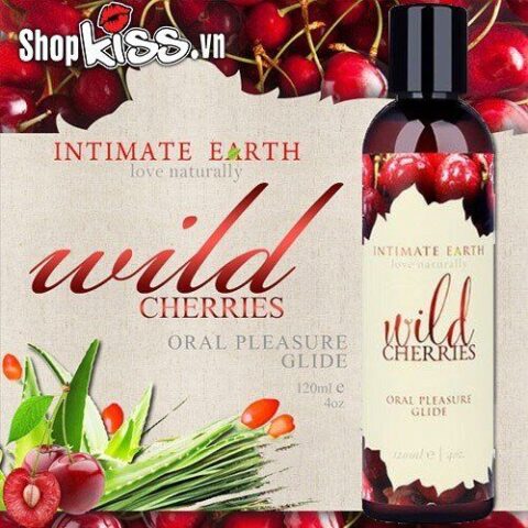 Gel Intimate Earth Wild Cherries Oral Pleasure Glide tại hà nội