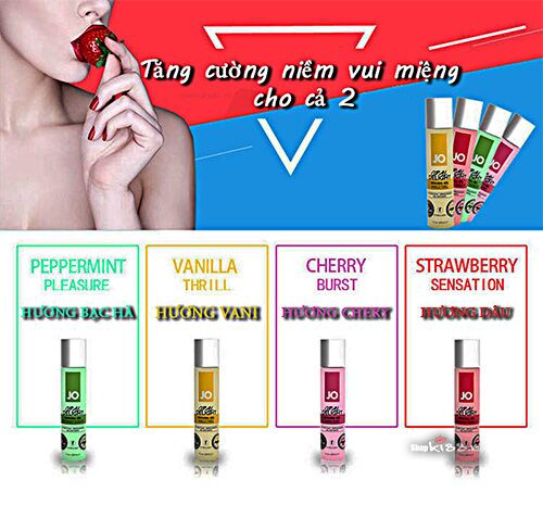 Gel bôi tăng khoái cảm Jo Oral Delight nập khẩu từ châu Âu