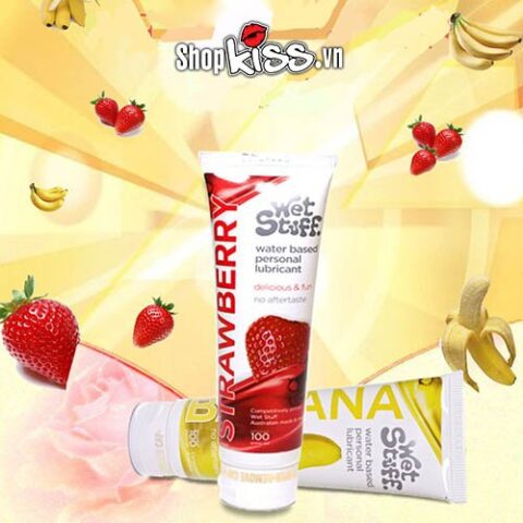 Gel bôi trơn hương dâu Wet Stuff Strawberry G01N giá rẻ tại hà nội