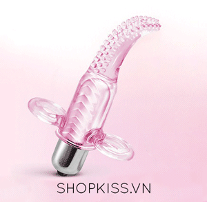 Ảnh động lưỡi rung mini DC22S màu hồng đang rung nhẹ nhàng kích thích âm đạo nữ
