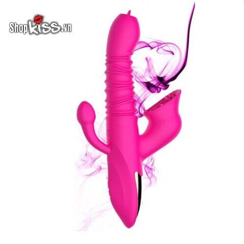 Máy massage điểm G âm vật và hậu môn có liếm mút DIBE