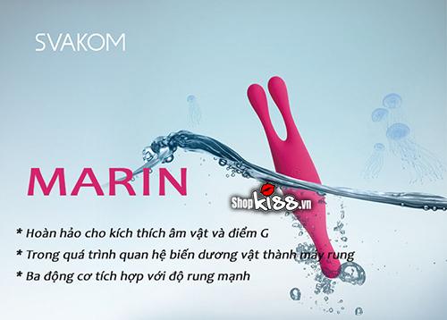 Máy Rung Ba Đầu Cao Cấp Svakom Marin DC90X chính hãng