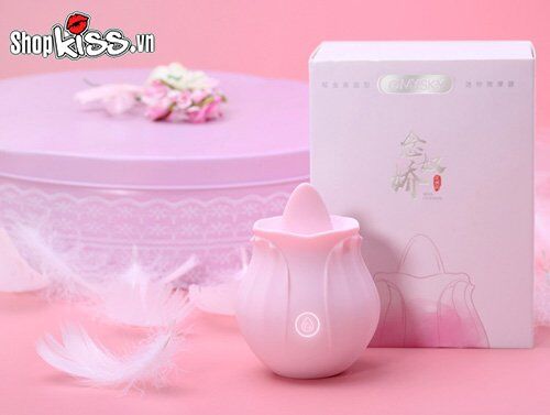 Máy rung liếm âm vật hình hoa hồng dễ thương OMYSKY tại Hà Nội