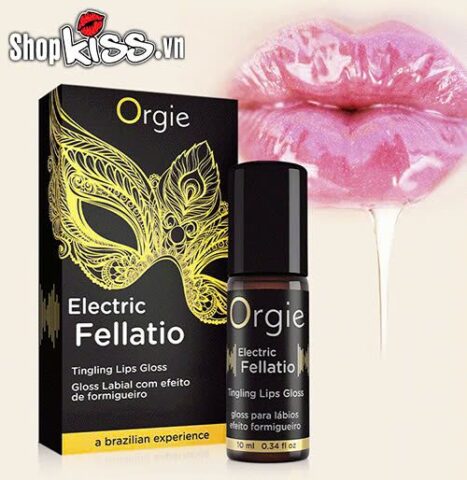 Son bóng Oralsex hiệu ứng rung Orgie Electric Fellatio tại shopkiss