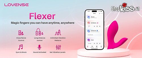 Trứng rung gắn quần lót massage điểm G Lovense Flexer tại tphcm
