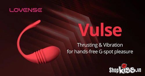 Trứng rung thụt thông minh đa chế độ Lovense Vulse nơi bán uy tín