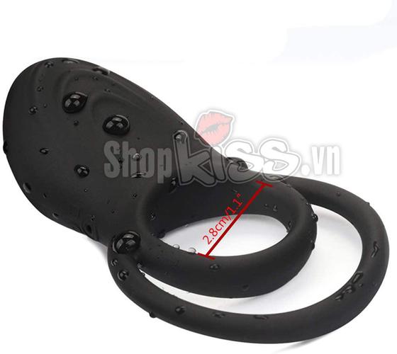 đồ chơi đeo cu cho nam rung nhiều chế độ làm bằng silicone cao cấp an toàn mà sướng