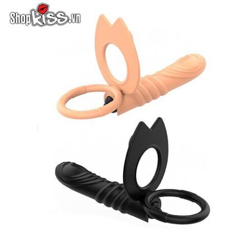 Vòng đeo dương vật và nhánh phụ có rung BD92 giá rẻ