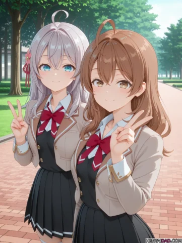 Alya x Masha Kujou Yuri | Alya Sometimes Hides Her Feelings in Russian #1