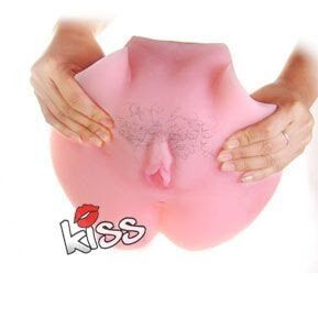 Hình ảnh âm đạo silicone DC46B cỡ lớn với thiết kế cặp mông căng tròn, mô phỏng chân thực vùng kín phụ nữ