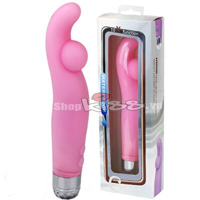 Dương vật giả silicone DV37 hình chú hải cẩu màu hồng mềm mại kích thích âm đạo