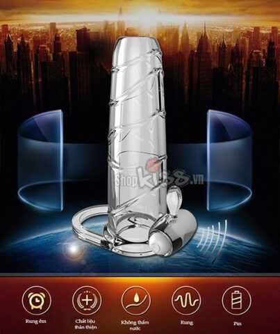 BCS dên massage âm đạo hở đỉnh dương vật loại tốt BD30 nhiều công dụng