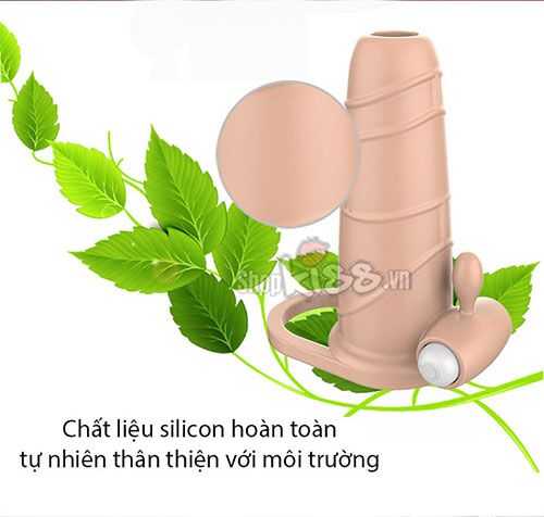 BCS dên massage âm đạo hở đỉnh dương vật loại tốt BD30 chế tạo bằng silicon mềm dẻo an toàn cho da