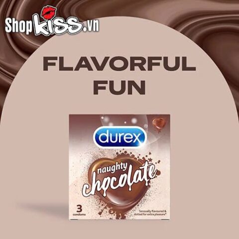 Trải nghiệm hương socola độc đáo với bao cao su Durex Naughty Chocolate