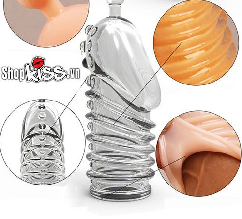 Thiết kế sóng gợn trên bao đôn khúc đầu có bi BD20A tăng cường ma sát lên thành âm đạo