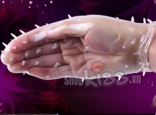 Bao đôn siêu gân gai bi trong suốt 5BD giúp tăng kích thước cậu nhỏ