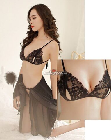 Thiết kế Freesize của bộ đồ ngủ voan mỏng NY29 phù hợp với nhiều vóc dáng