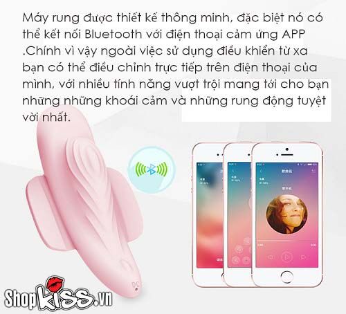 Nhiều tính năng đa dạng của bướm rung Prettylove Boat dán quần chip MS32C