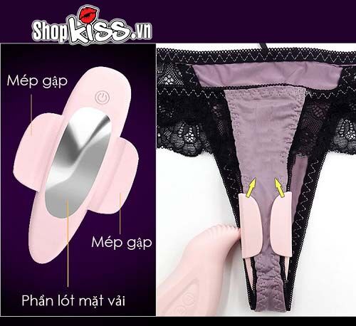 Hướng dẫn cách gắn bướm rung Prettylove Boat vào quần chip