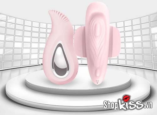 Bộ sản phẩm bướm rung Prettylove Boat MS32C và điều khiển từ xa tiện lợi