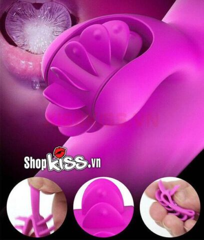 Chất liệu silicone mềm mại của dương vật rung thụt Leten DC99Z