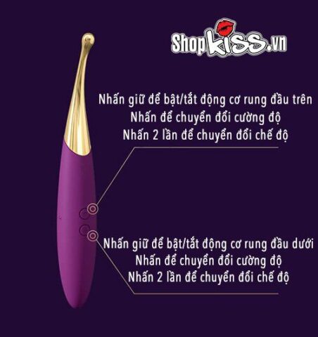 Cách sử dụng các nút điều khiển trên máy massage Svakom Beatrice