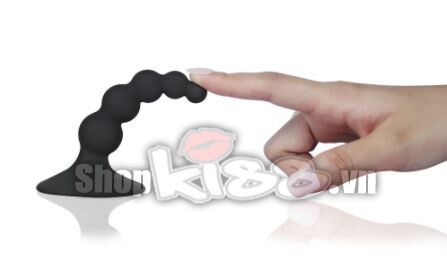 Minh họa độ mềm dẻo của cây xoắn bi hậu môn HM20A làm từ silicone cao cấp