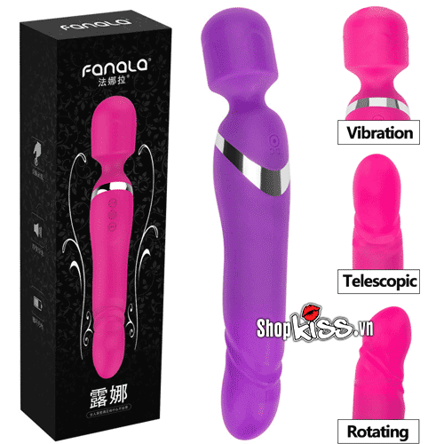 Ảnh động minh họa 5 chế độ rung và ngoáy của chày Fanala AV17