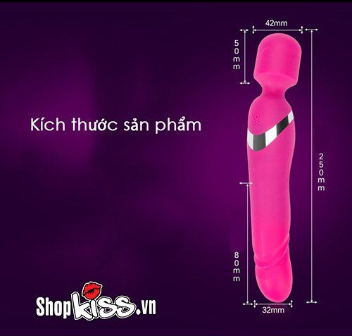 Sơ đồ kích thước chi tiết chày rung Fanala AV17 với chiều dài 25cm