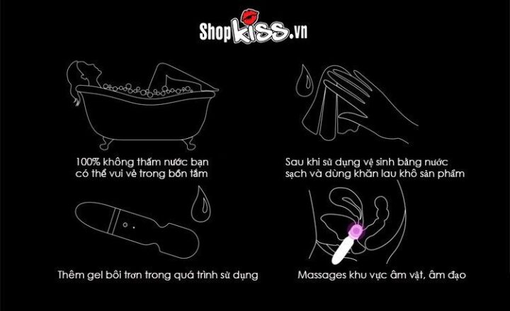 Chày rung mini nhỏ xinh và mạnh mẽ JOKO (AV14) 22 Dụng cụ mát xa vùng kín nữ JOKO AV14 hướng dẫn sử dụng