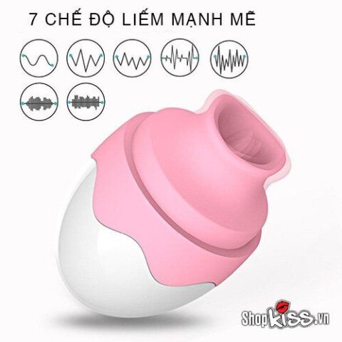 Trứng rung lưỡi liếm Little Vicky Dibe với 7 chế độ liếm âm vật