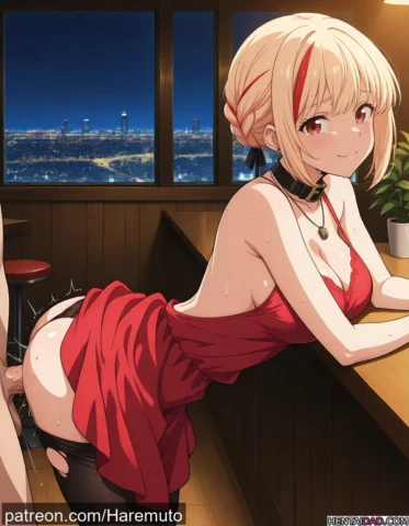 Chisato Nishikigi Bar Sex | Lycoris Recoil #16