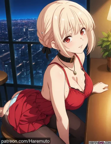 Chisato Nishikigi Bar Sex | Lycoris Recoil #13
