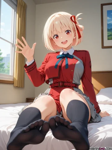 Chisato Nishikigi Feet | Lycoris Recoil #2