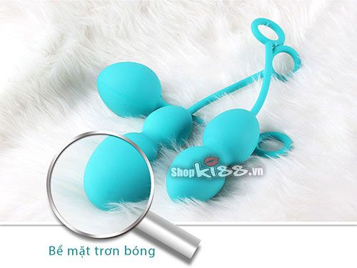 Cận cảnh chất liệu silicon y tế cao cấp của bóng tập âm đạo Svakom Nova DC90V.