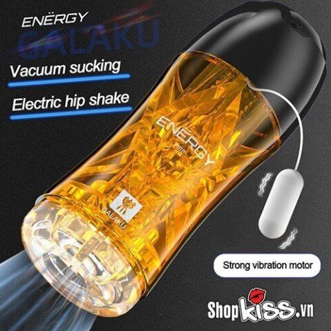Trứng rung nhỏ gọn nhưng chứa đựng động cơ mạnh mẽ của cốc thủ dâm Galaku Energy